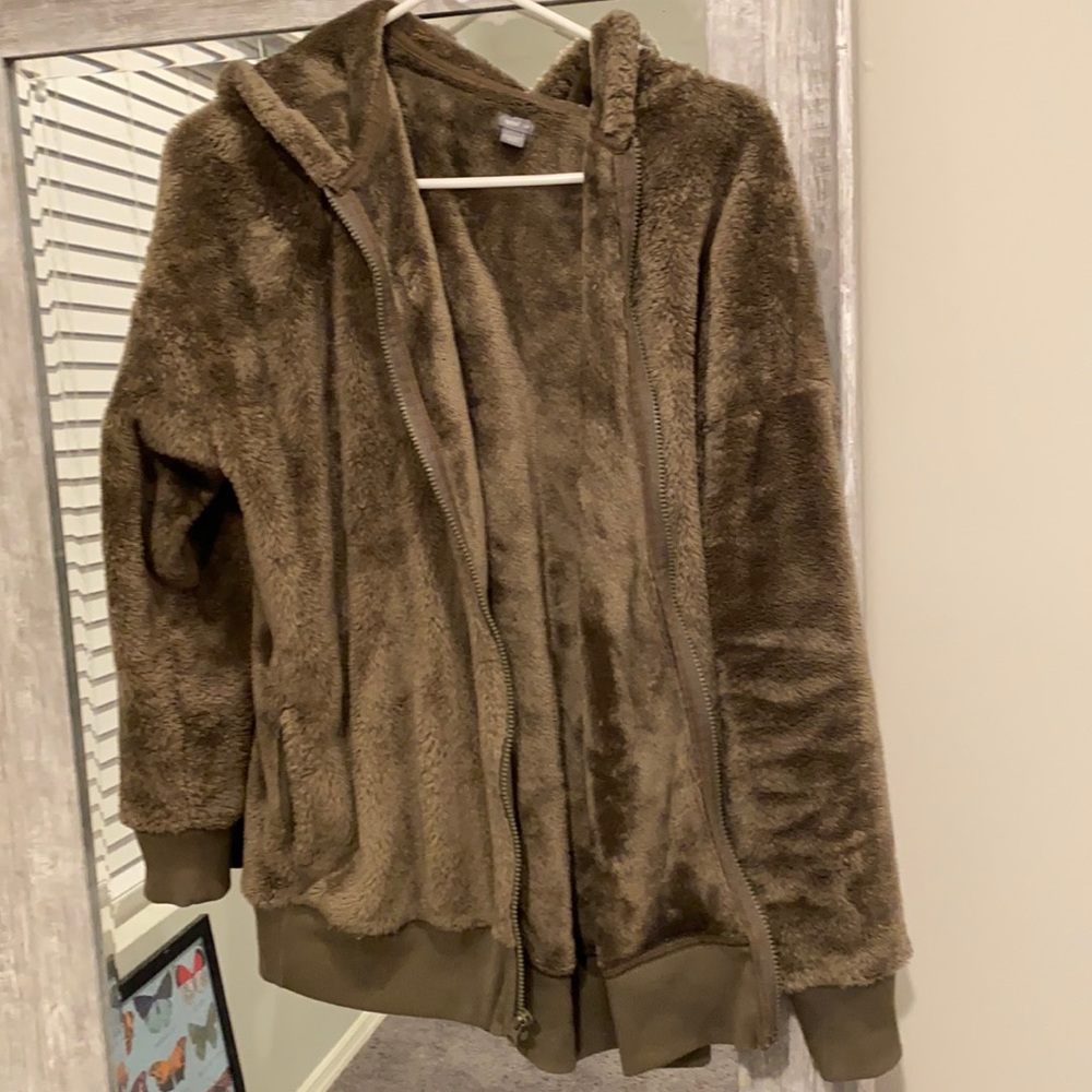 Fuzzy aerie jacket